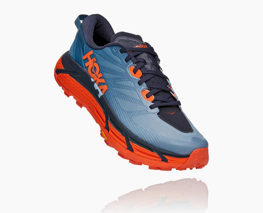 Tenis Hoka One One Trail Hombre Azules - Mafate Speed 3 - FHDK83152